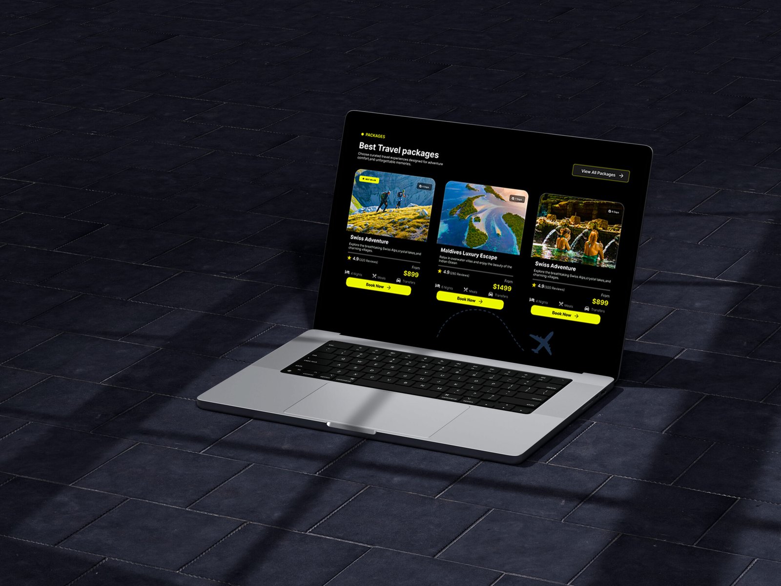 Global Trails Travel Website mockup 03