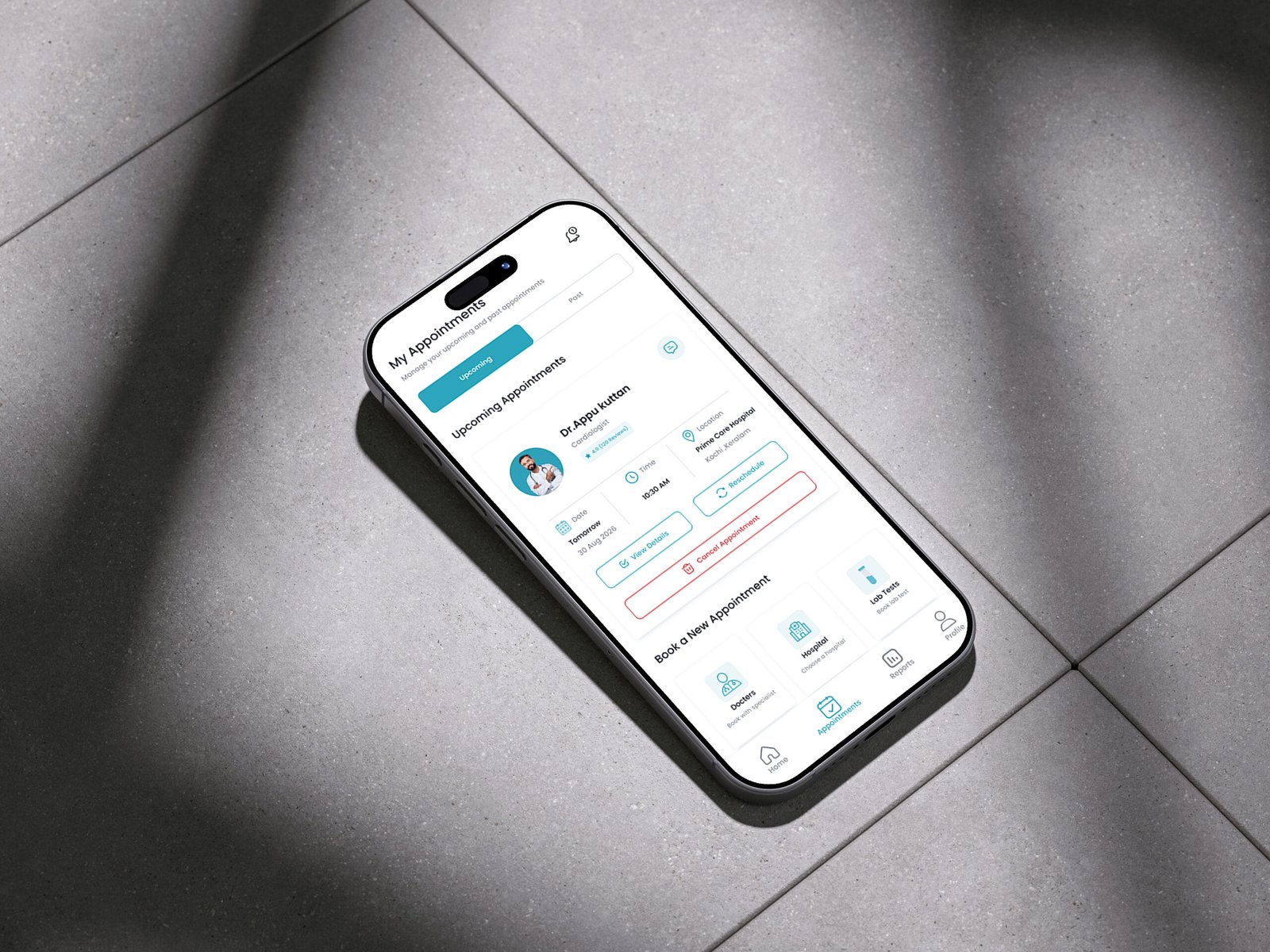 Prime Care Healthcare App mockup 06