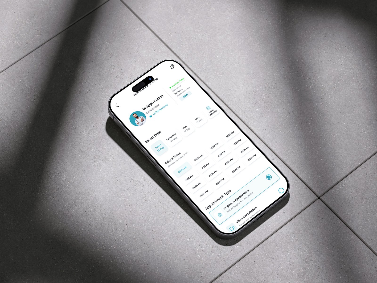 Prime Care Healthcare App mockup 09